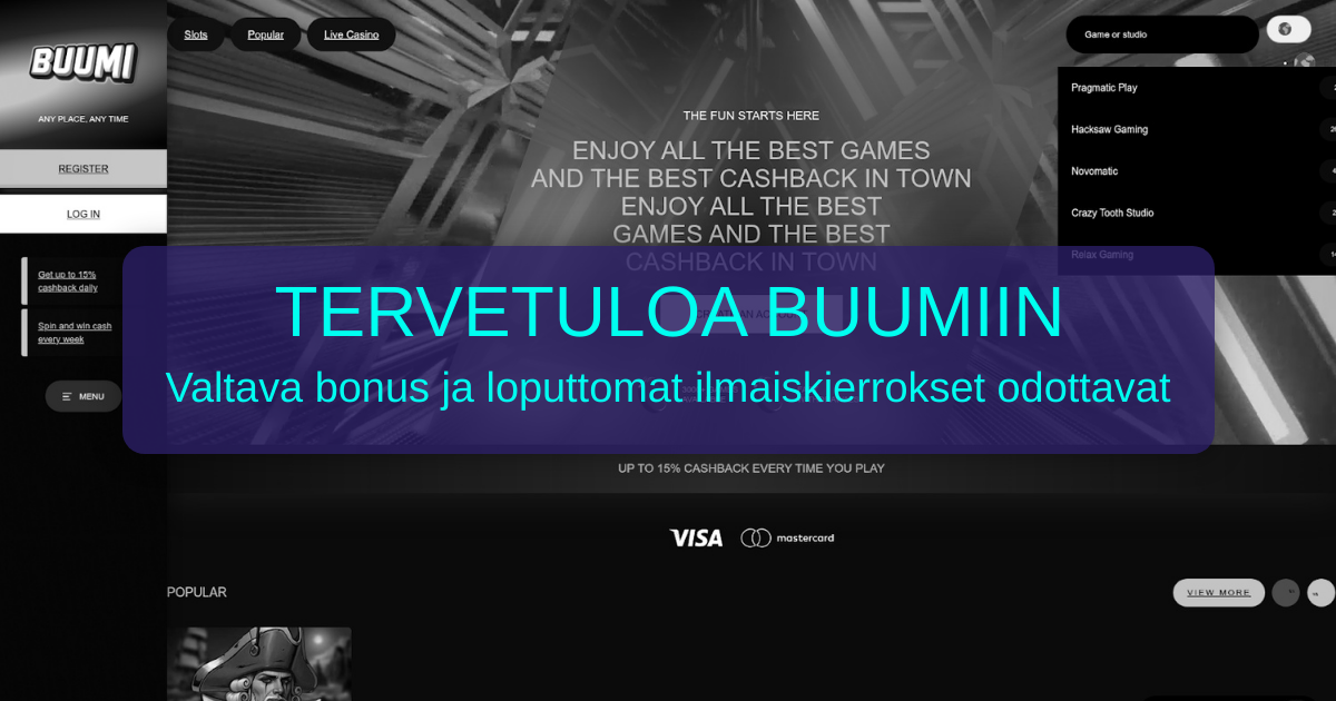 Buumi Casino Suomessa
