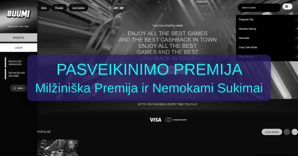 Buumi Casino Lietuvoje
